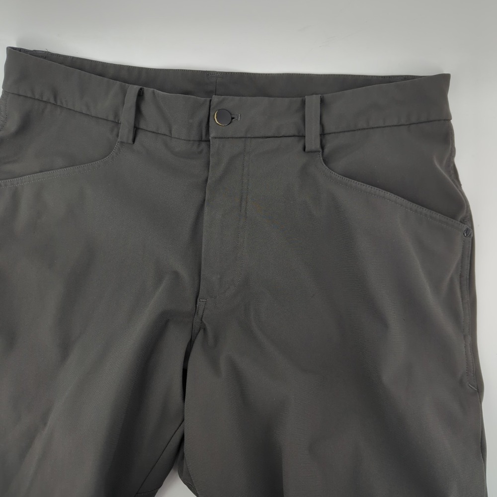 Lululemon Mission Pant II Gray Size 36 X 32 Cut Tags Golf Performance‎ Stretch
